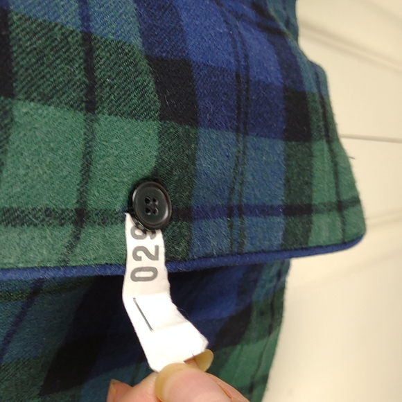 Men's J. Crew "Black Watch" Tartan Plaid All Cotton Flannel Pajama Butto… - Picture 6 of 11